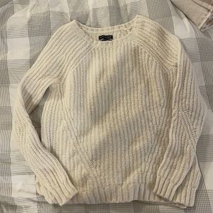 American Eagle Cream Knitted Sweater
